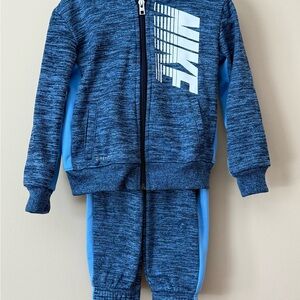 Nike Heathered Blue Tracksuit with Logo